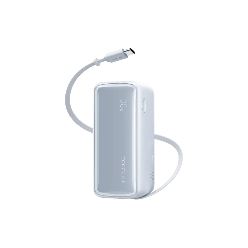 EcoFlow RAPID Power Bank (10K, 45W, Retractable Cable)